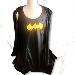 Batgirl Tank Dress with Cape Costume. Womens Size Med/Large - W/accessories